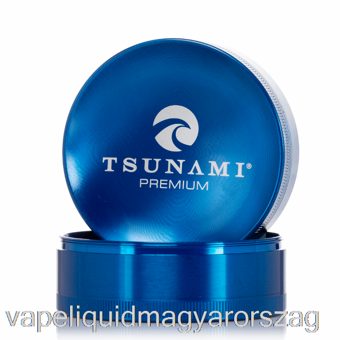 Cunami 2,95 Hüvelykes 4 Részes Süllyesztett Felső Daráló Kék (75 Mm) Vape Folyadék